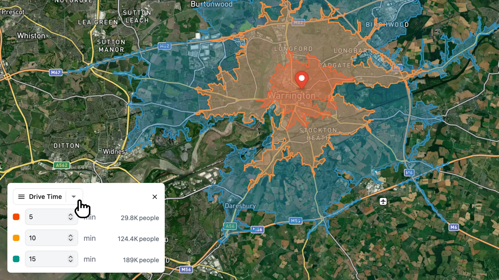 Screenshot of tenant activity